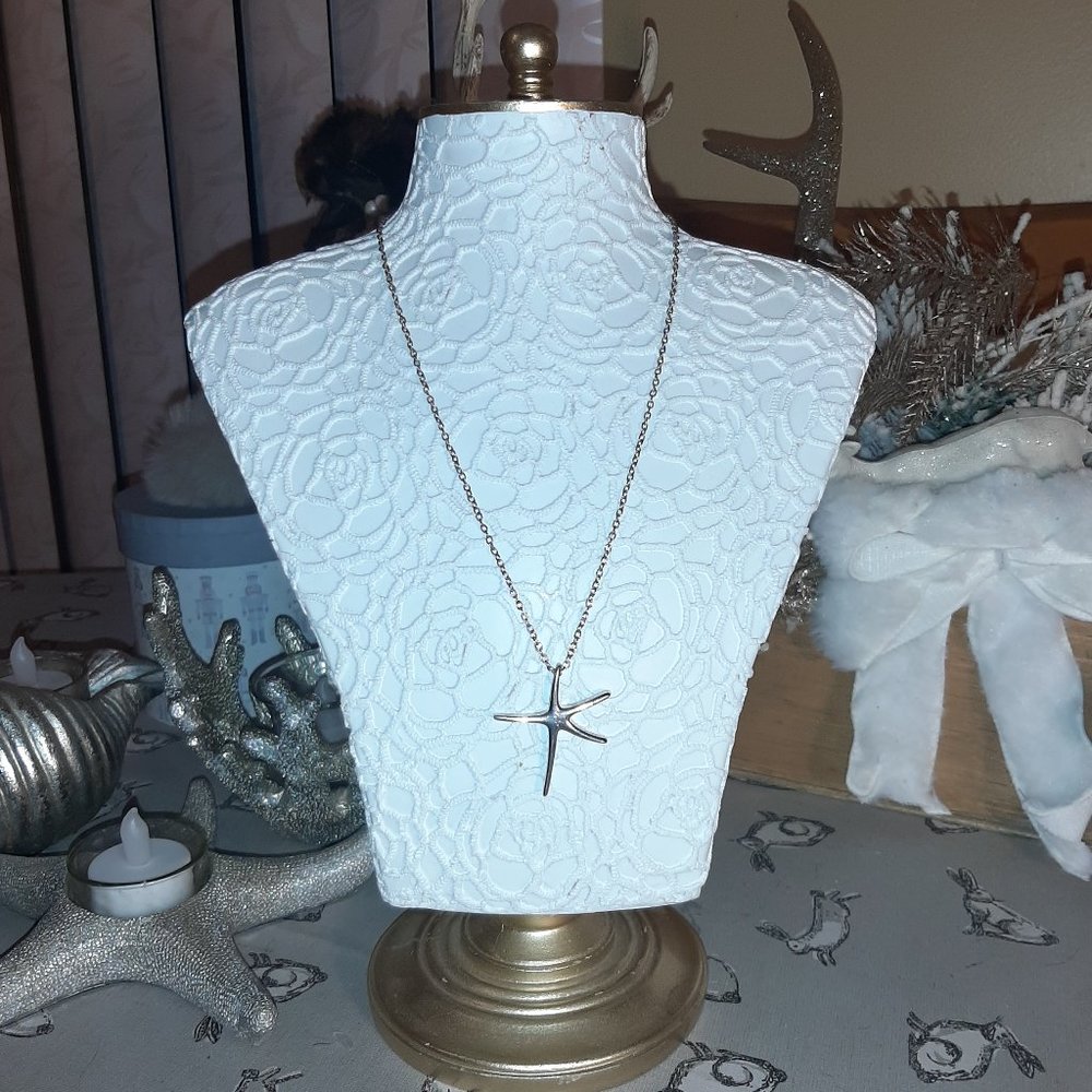 Starfish Silver Necklace